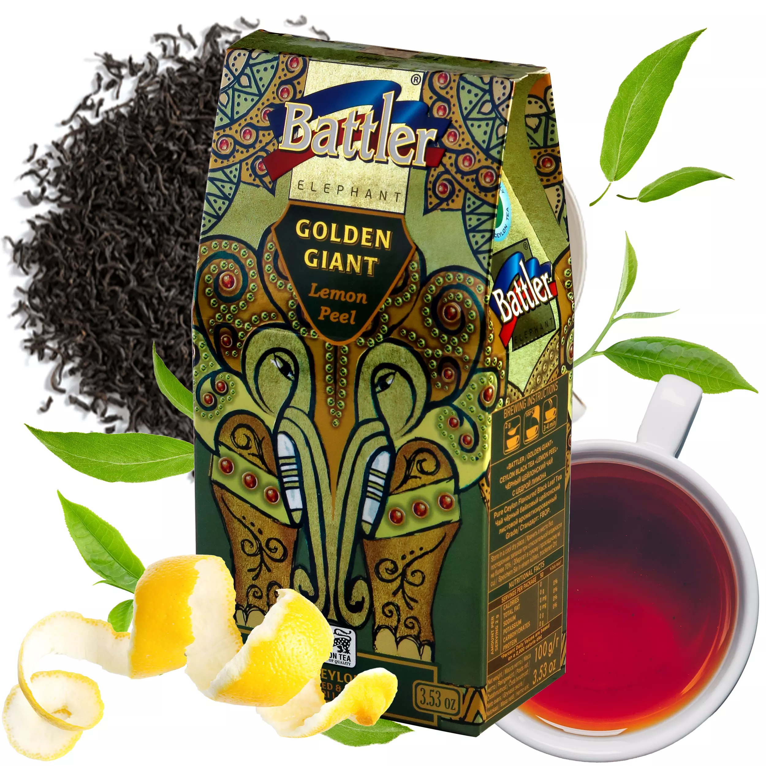 Herbata Battler Golden Giant Lemon Peel pouch