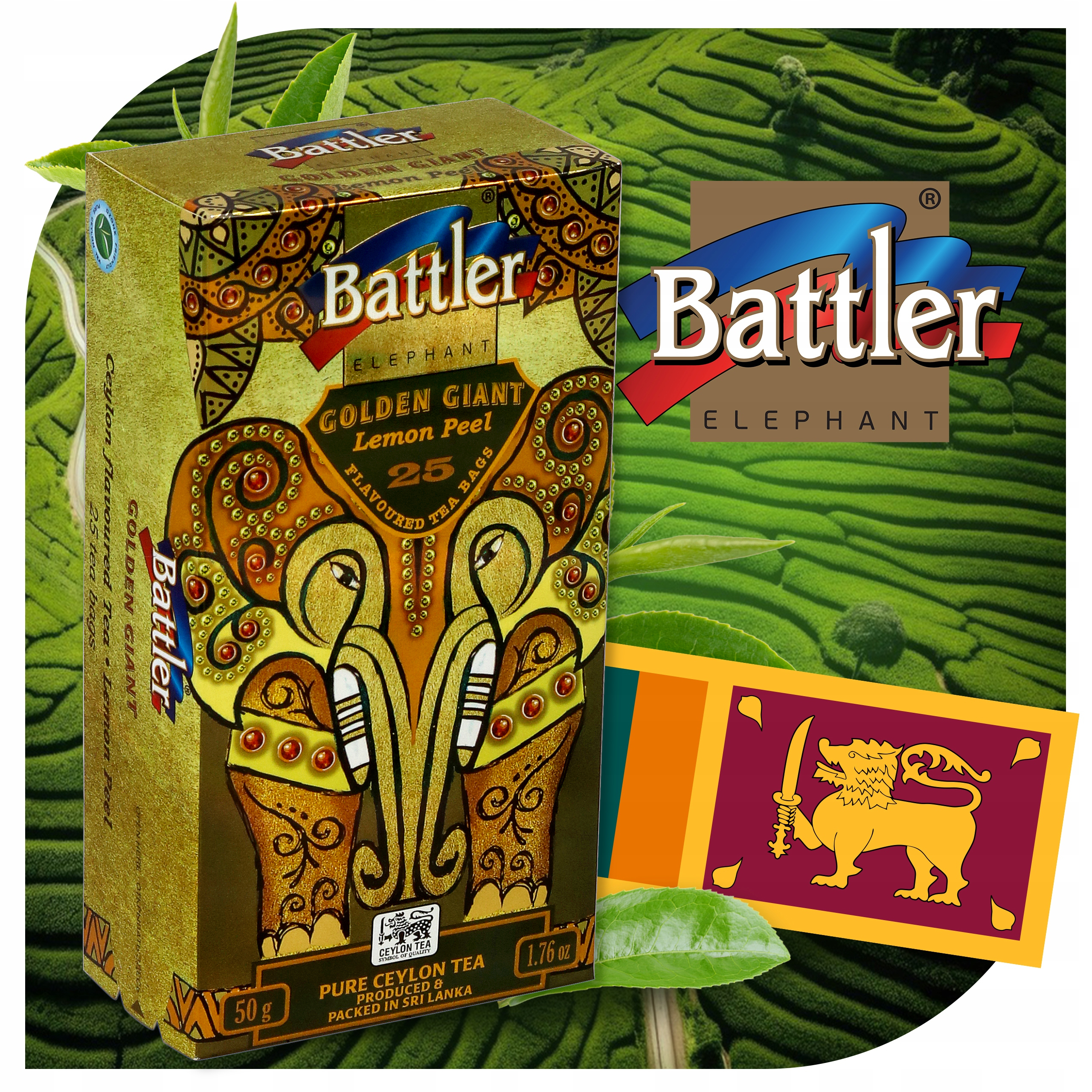 Herbata Battler Golden Giant Lemon Peel 25 szt