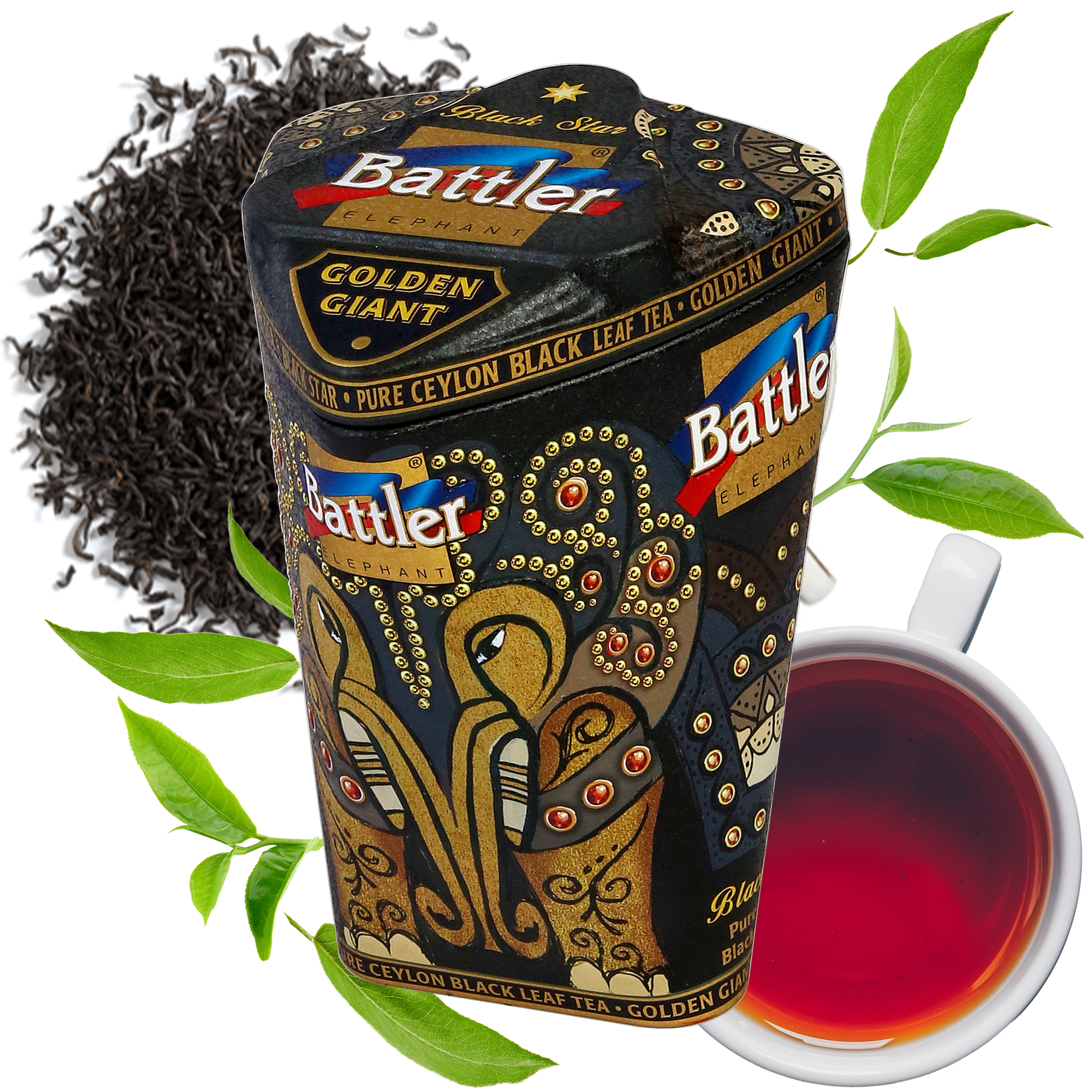 Herbata Battler Golden Giant Black Star puszka