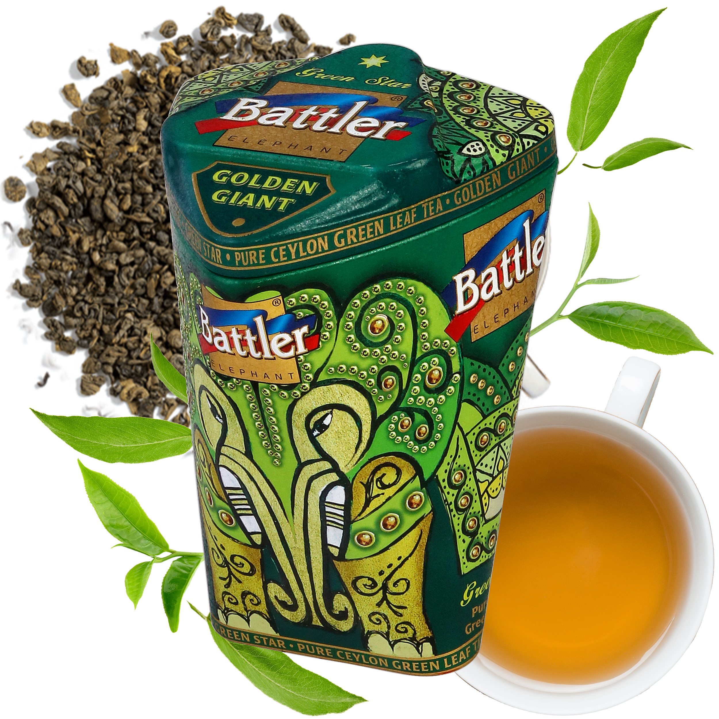 Herbata Battler Golden Giant Green Star puszka